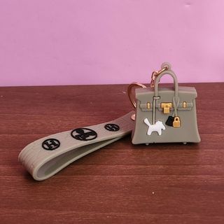 HERMES - エルメス カルメン キーリング バッグチャーム HERMES - エルメス カルメン キーリング バッグチャーム