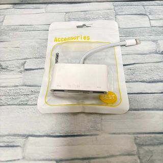 新品未使用　SDカードリーダー 5in1 iphone カードリーダー　USB(ブルーレイレコーダー)