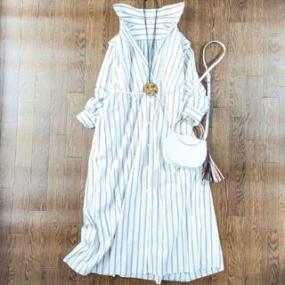 BACCA - 新品 BACCA ベビーアルパカループベルトカーディガンの BACCA - 新品 BACCA ベビーアルパカループベルトカーディガンの