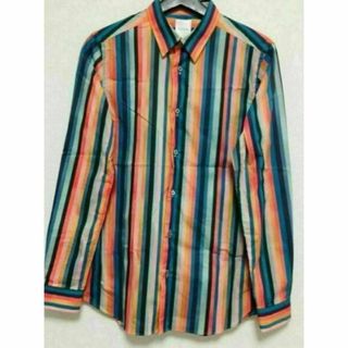 ポールスミス(Paul Smith)のポールスミス　マルチ　ストライプ　シャツ　ドレス　メンズ(シャツ)
