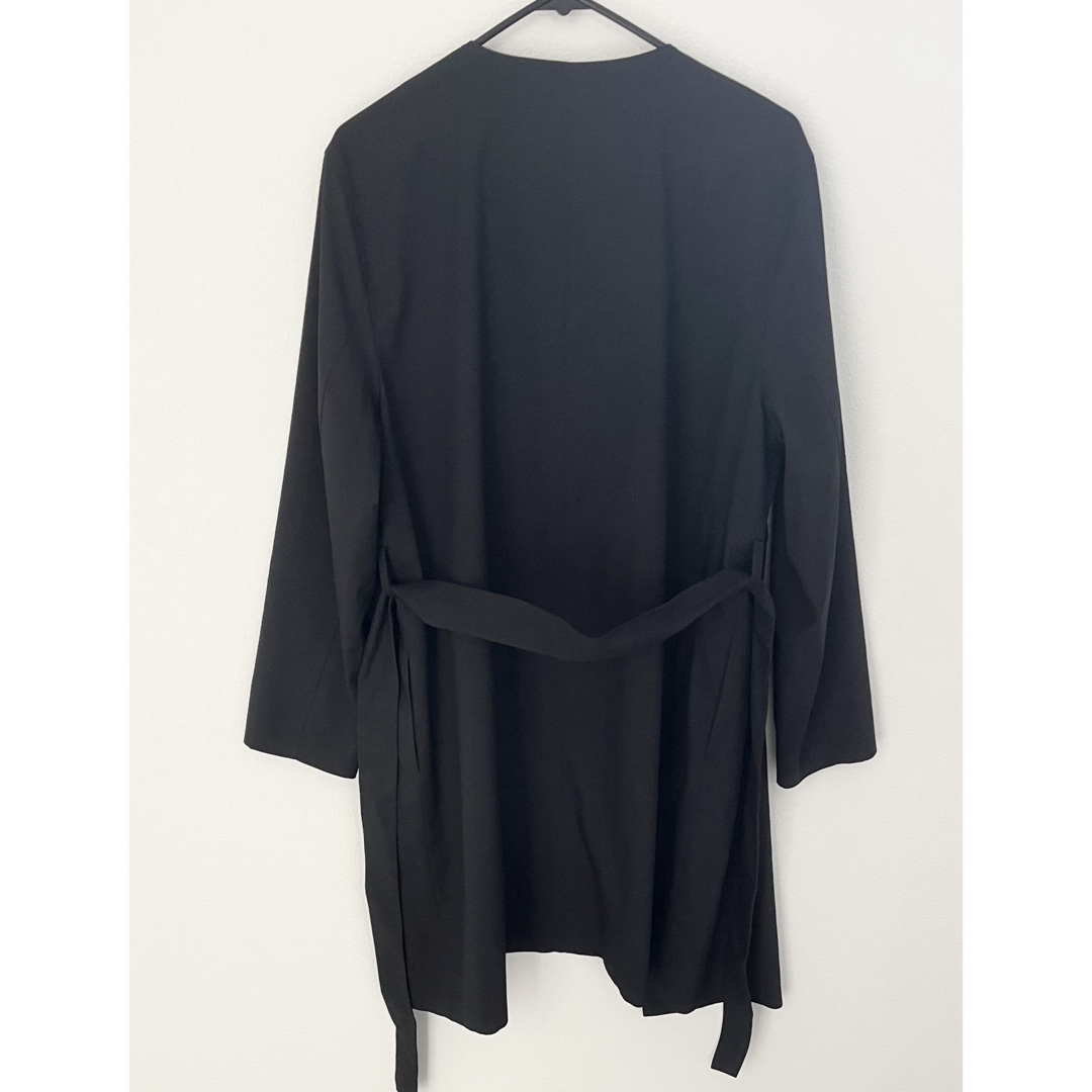 INDIVI(インディヴィ)のINDIVI スパンライクノーカラーコート レディースのジャケット/アウター(スプリングコート)の商品写真