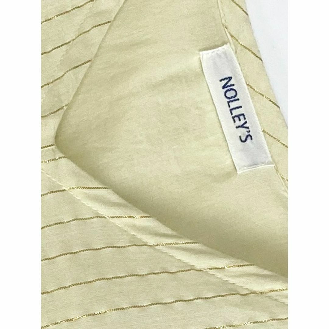 美品NOLLEY'Sノーリーズ24SSラメ入りふんわりギャザーワンピース♪
