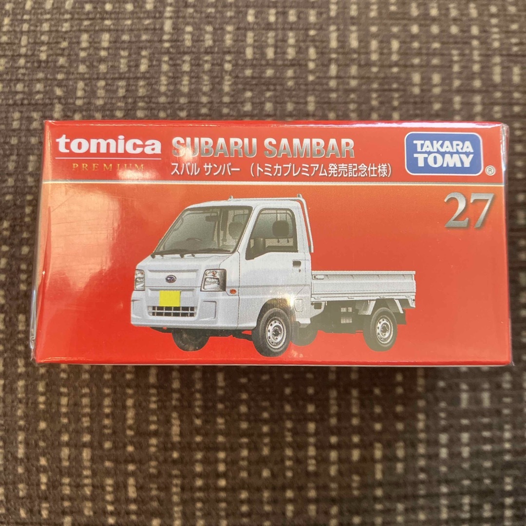 Takara Tomy(タカラトミー)のトミカプレミアム 27 スバル サンバー トミカプレミアム発売記念仕様 エンタメ/ホビーのおもちゃ/ぬいぐるみ(ミニカー)の商品写真