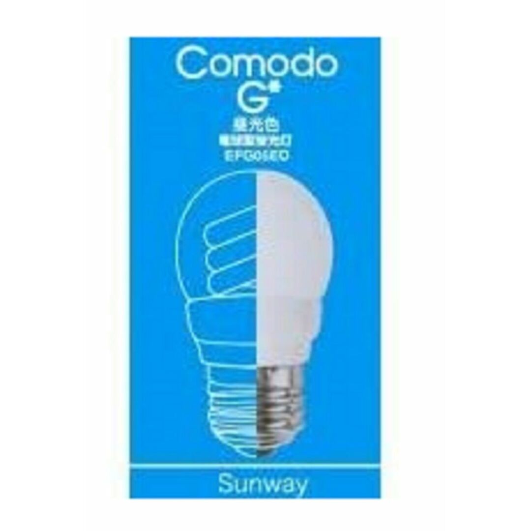超小型電球型蛍光灯 G型 25W 昼光色 EFG05ED インテリア/住まい/日用品のライト/照明/LED(その他)の商品写真