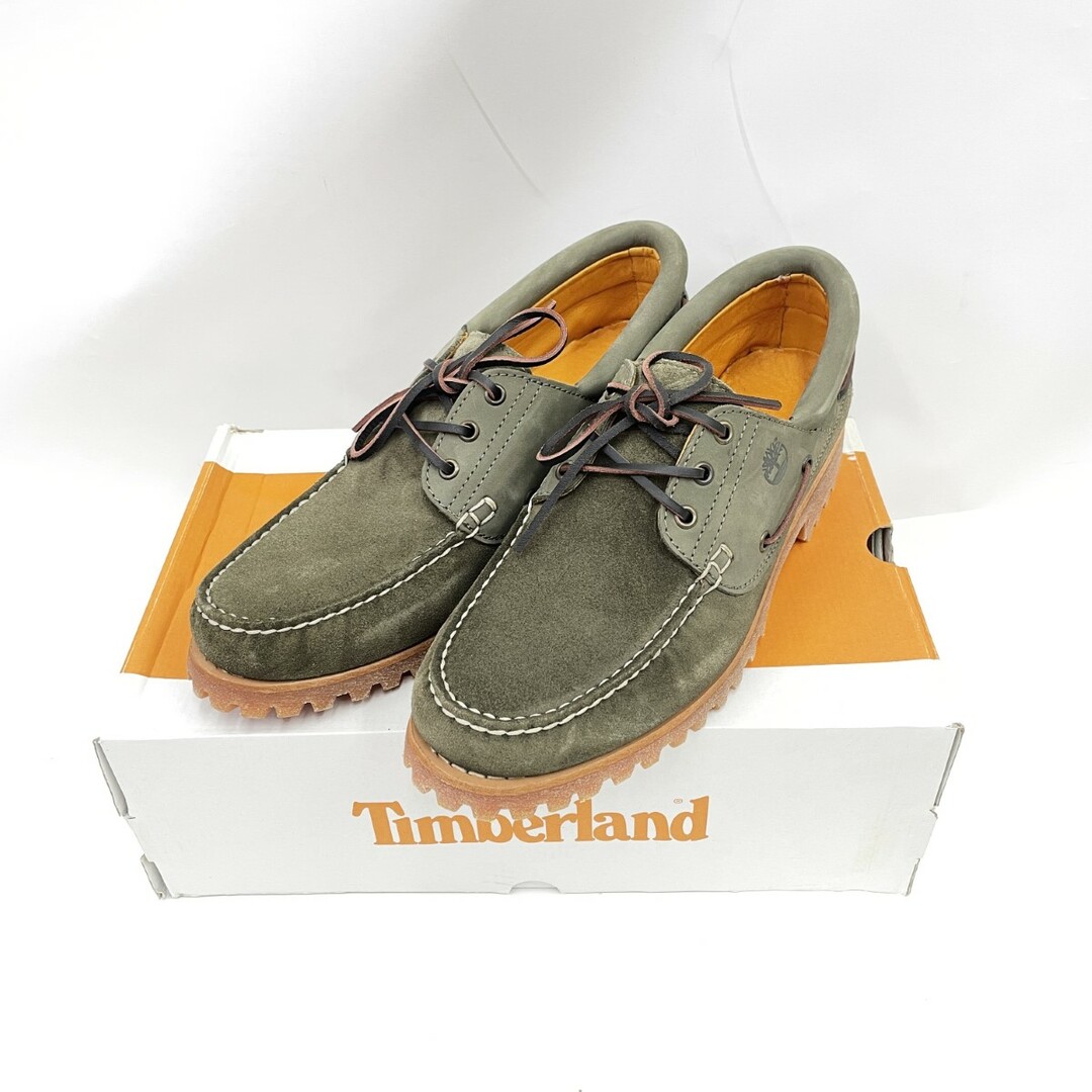 Timberland - 〇〇Timberland ティンバーランド デッキシューズ AUTHNTICS 3EYE CLASSIC LUG サイズ29cm TB0A2AA3A58 ダークグリーン
