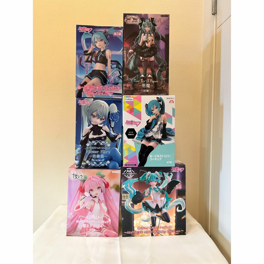未開封 初音ミク フィギュア 6体セット 桜ミク ぬーどるストッパー
