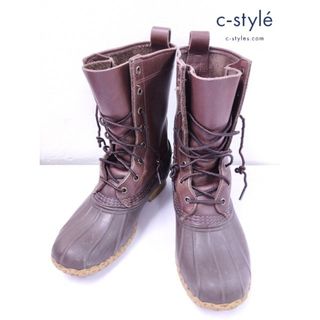 最新最全の L.L.Bean - USA製 L.L.ビーン ビーンブーツ 良い味 茶 ブラウン 女性用