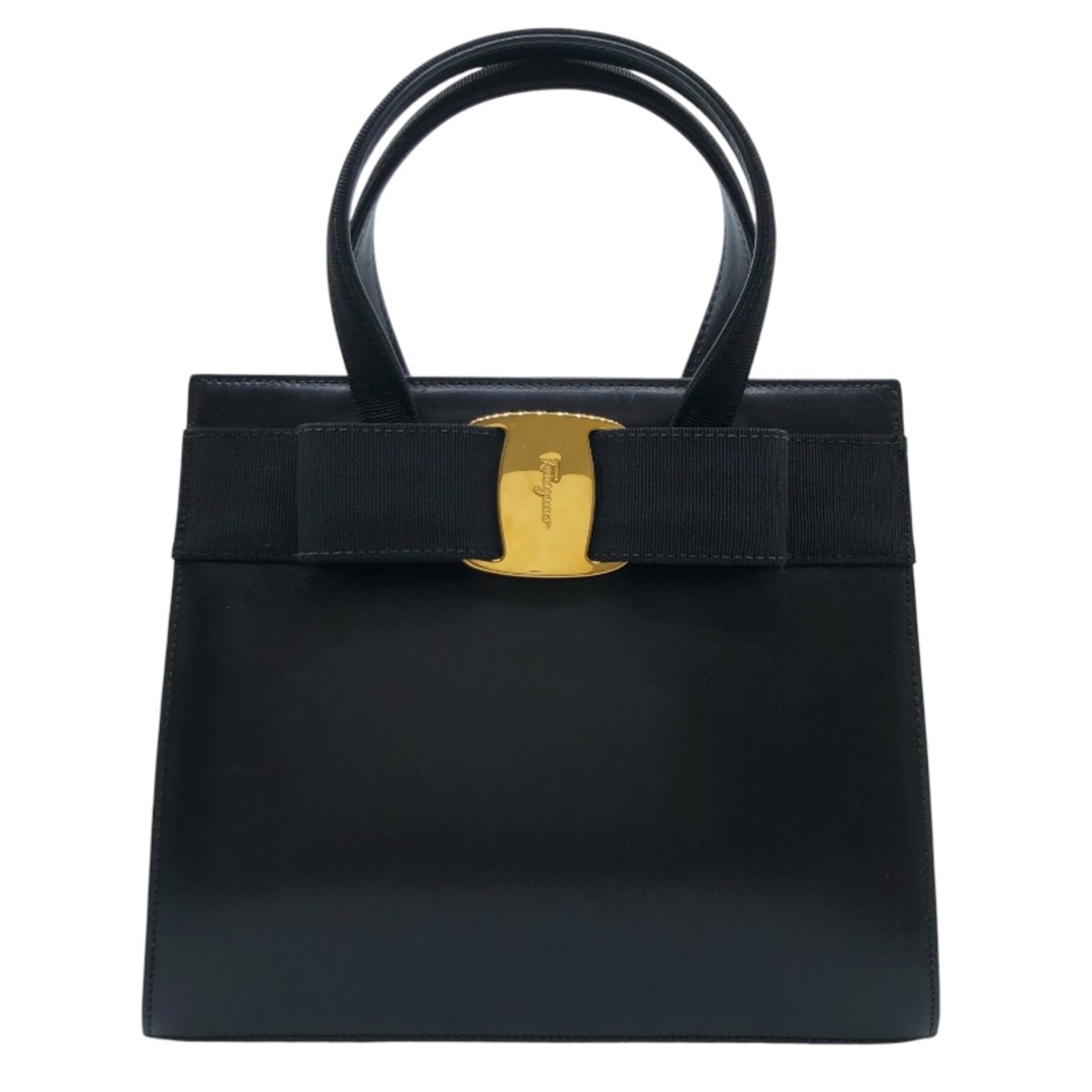 Salvatore Ferragamo - 　サルヴァトーレ・フェラガモ Salvatore Ferragamo ヴァラ2WAYハンド BA214178 ブラック レザー レディース ハンドバッグ
