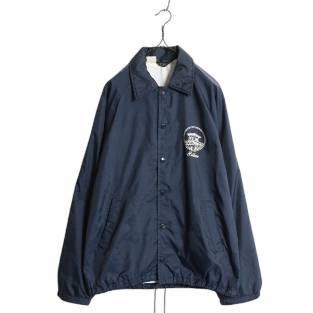 60's Champion カレッジブルゾン vintageランタグ 希少 Champion - 60s 70s ランタグ チャンピオン ナイロン コーチ