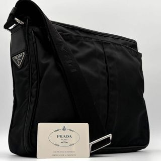 プラダ(PRADA)の【近年モデル✨】プラダ　ショルダーバッグ　三角ロゴ　サフィアーノレザー　ナイロン(ショルダーバッグ)