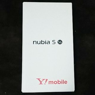 ゼットティーイー(ZTE)の【新品】ZTE『nubia S 5G』黒〈4GB/128GB〉おサイフケータイ(スマートフォン本体)