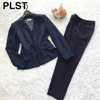 PLST - PLST リネンブレンド ストレッチ カラーレス ジャケット PLST - PLST リネンブレンド ストレッチ カラーレス ジャケット