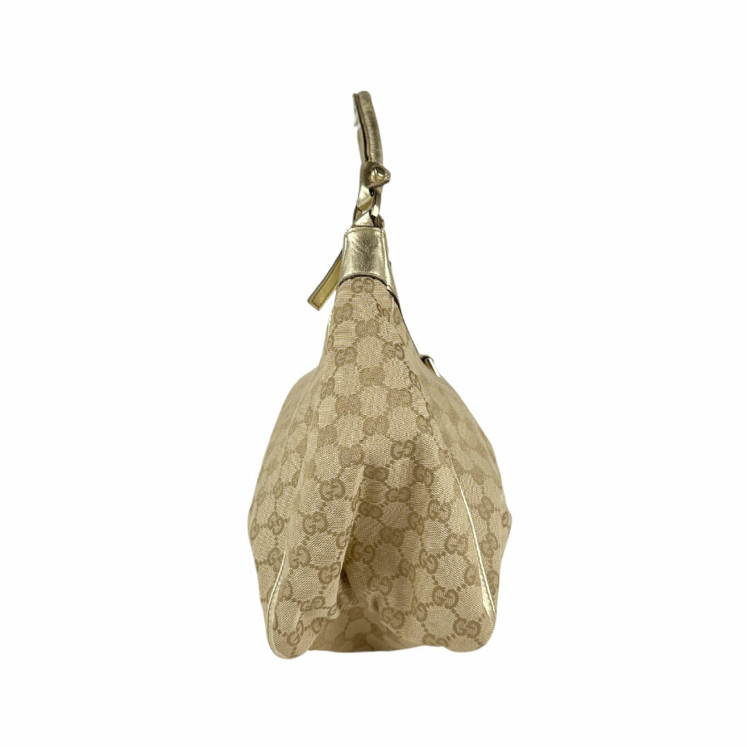 グッチ GUCCI ハンドバッグ GGキャンバス/レザー ゴールド