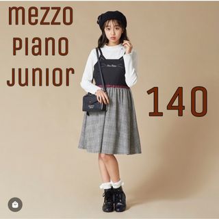 mezzo piano junior - メゾピアノ ヨークレースフリルワンピース mezzo piano junior - メゾピアノ ヨークレースフリルワンピース