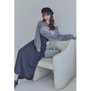 rienda - rienda ギャザーマーメイドスカート ベージュ Mの通販 rienda - rienda ギャザーマーメイドスカート ベージュ Mの通販