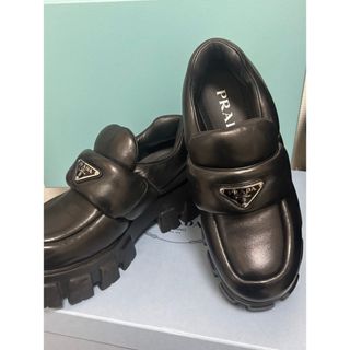 PRADA - 美品 プラダ PRADA ローファー ネイビーブルー系 PRADA - 美品 プラダ PRADA ローファー ネイビーブルー系