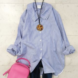 Spick & Span(シャツ/ブラウス(長袖/七分) ・ ブルー・ネイビー Spick & Span(シャツ/ブラウス(長袖/七分) ・ ブルー・ネイビー
