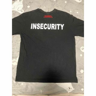 VETEMENTS - VETEMENTS フランネルシャツ 赤黒 ペンキプリントの VETEMENTS - VETEMENTS フランネルシャツ 赤黒 ペンキプリントの