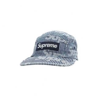 シュプリーム(Supreme)のSupreme Capシュプリーム デニムキャンプキャップストライプ シュプ(キャップ)