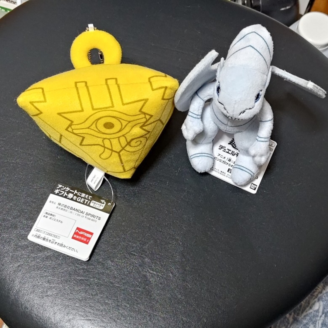 遊戯王(ユウギオウ)の遊戯王 ぬいぐるみカバンに付けられるぬいぐるみ千年パズルブルーアイズホワイ エンタメ/ホビーのおもちゃ/ぬいぐるみ(キャラクターグッズ)の商品写真