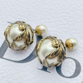 最も優遇の プチ クリスチャンディオール - Dior Christian Petit ロゴ CD ピアス
