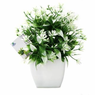 TOSSOW 人工観葉植物 造花 フェイクグリーン フェイク観葉植物 四方鉢 イ(その他)