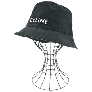 セリーヌ(CELINE)のCELINE セリーヌ ハット  黒 【古着】【中古】【送料無料】 【古着】【中古】(ハット)