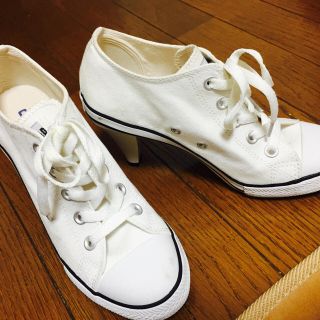 コンバース(CONVERSE)のo-mamio様 専用 コンバース ヒールスニーカー(スニーカー)