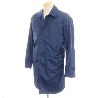 【中古】シーラップ Sealup ナイロン ステンカラーコート ダークブルー【サイズ44】【メンズ】