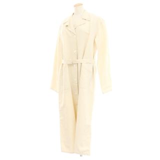 【中古】ミリタリー MILITARY FRENCH ARMY HOSPITAL COAT コットンリネン コート ライトベージュ【サイズ38】【レディース】(その他)