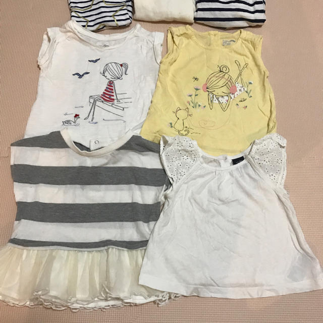 petit main(プティマイン)のRUNA.mama様専用 夏服セット 80サイズ babygap h&m キッズ/ベビー/マタニティのベビー服(~85cm)(Ｔシャツ)の商品写真