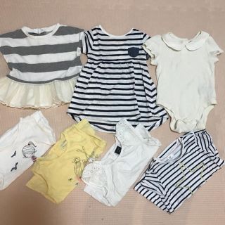 プティマイン(petit main)のRUNA.mama様専用 夏服セット 80サイズ babygap h&m(Ｔシャツ)