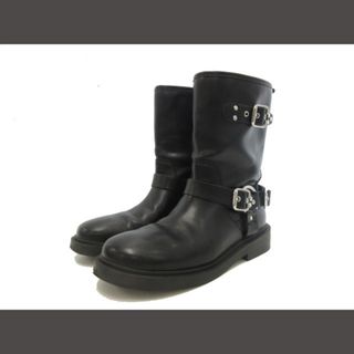 ZARA - ZARA ロングブーツ フェイクレザー ブラック ニーハイ ZARA - ZARA ロングブーツ フェイクレザー ブラック ニーハイ