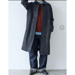 PAR ICI - PAR ICI カラーケンピ ロングステンカラーコートの PAR ICI - PAR ICI カラーケンピ ロングステンカラーコートの