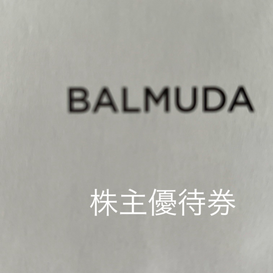 BALMUDA(バルミューダ)のバルミューダ 株主優待券 チケットの優待券/割引券(ショッピング)の商品写真