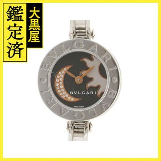 BVLGARI - BVLGARI B-zero1 12Pダイヤ クォーツ レザーベルトの BVLGARI - BVLGARI B-zero1 12Pダイヤ クォーツ レザーベルトの