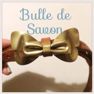 ビュルデサボン(bulle de savon)のbulledesavonリボンベルト新品(ベルト)