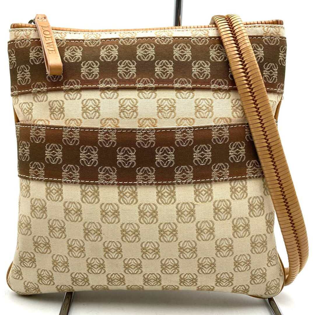 ロエベ アナグラム キャンバス レザー ショルダーバッグ 290605 ショルダーバッグ ショルダーバッグ LOEWE ロエベ ロエベ