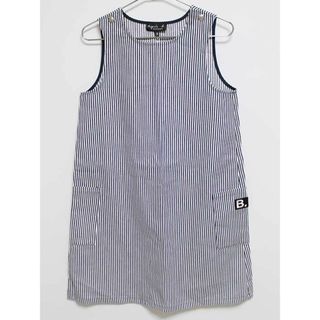アニエスベー ジャンパースカート 145cm(12ans) キッズ 女の子 白×インディゴ【新品 未使用品】【新入荷!】‡(スカート)