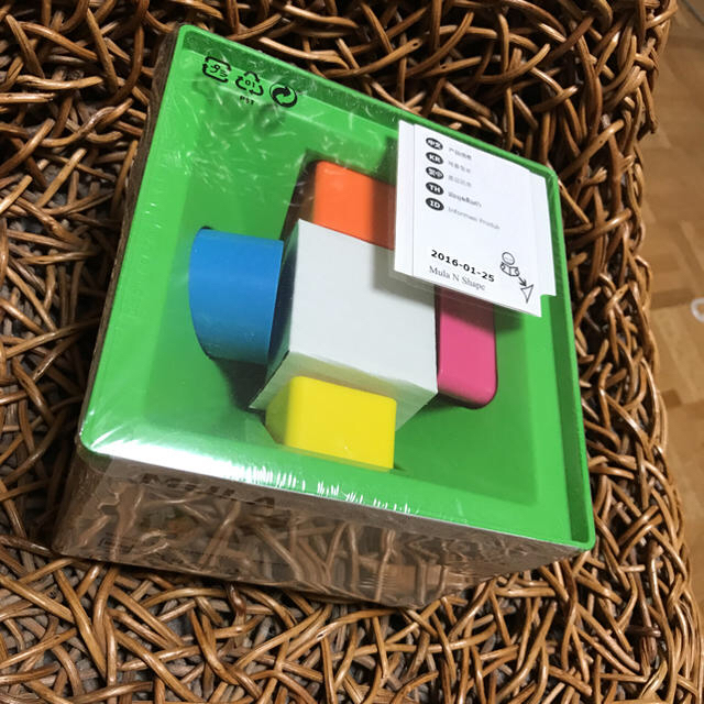 IKEA(イケア)の未使用 ikea MULA 型はめ パズルボックス キッズ/ベビー/マタニティのおもちゃ(知育玩具)の商品写真