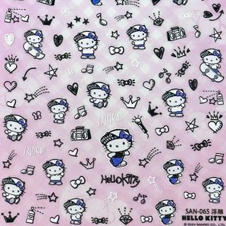 #S065 ぷっくり❣超立体❣3D ハローキティ サンリオ ネイルシール 未開封(デコパーツ)
