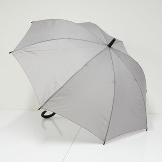 ムジルシリョウヒン(MUJI (無印良品))のMUJI 無印良品 傘 USED美品 しるしのつけられる傘 グレー グラス骨 男女兼用 左利き兼用 60cｍ M05(傘)