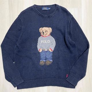 POLO RALPH LAUREN - 可愛すぎるスキーベア 稀少L 90's ラルフ POLO RALPH LAUREN - 可愛すぎるスキーベア 稀少L 90's ラルフ