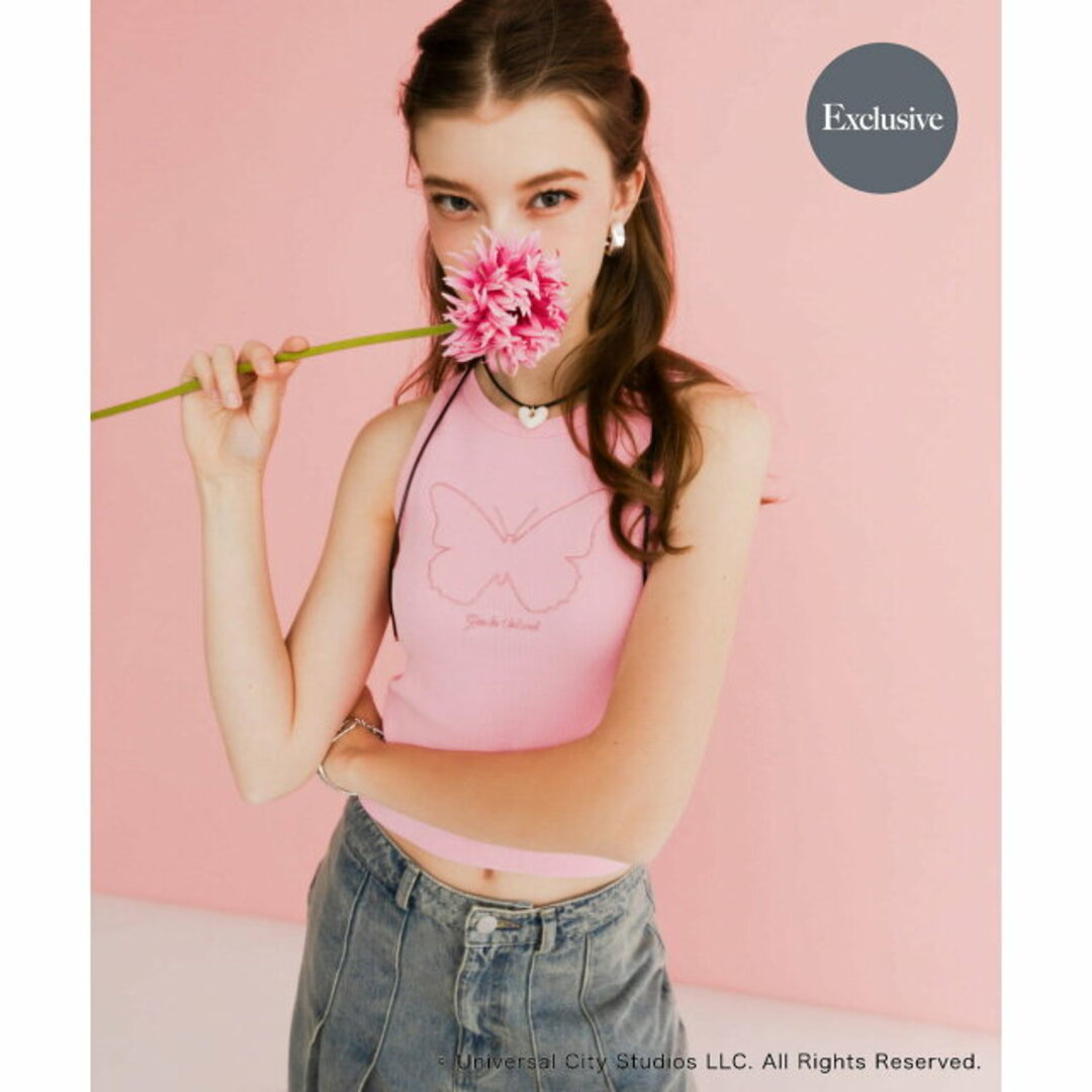SENSE OF PLACE by URBAN RESEARCH(センスオブプレイスバイアーバンリサーチ)の【PINK】『別注』WICKED*SENSE OF PLACE タンクトップ レディースのトップス(タンクトップ)の商品写真