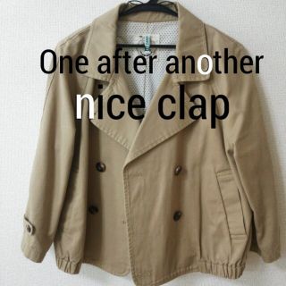 ワンアフターアナザーナイスクラップ(one after another NICE CLAUP)のnice clapのベージュコート(トレンチコート)