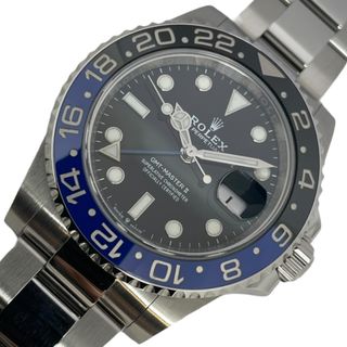 ロレックス(ROLEX)の　ロレックス ROLEX GMTマスター2 ランダムシリアル 126710BLNR ブラック SS 自動巻き メンズ 腕時計(その他)