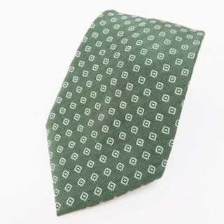 アルマーニ コレツィオーニ(ARMANI COLLEZIONI)のM03-k061 ARMANI COLLEZIONI アルマーニコレッツォーニ デザイン柄 シルク ネクタイ グリーン(ネクタイ)