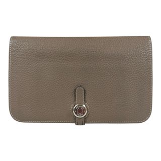 エルメス(HERMES)のエルメス ドゴンGM 長財布 トリヨンクレマンス レディース HERMES  中古(財布)