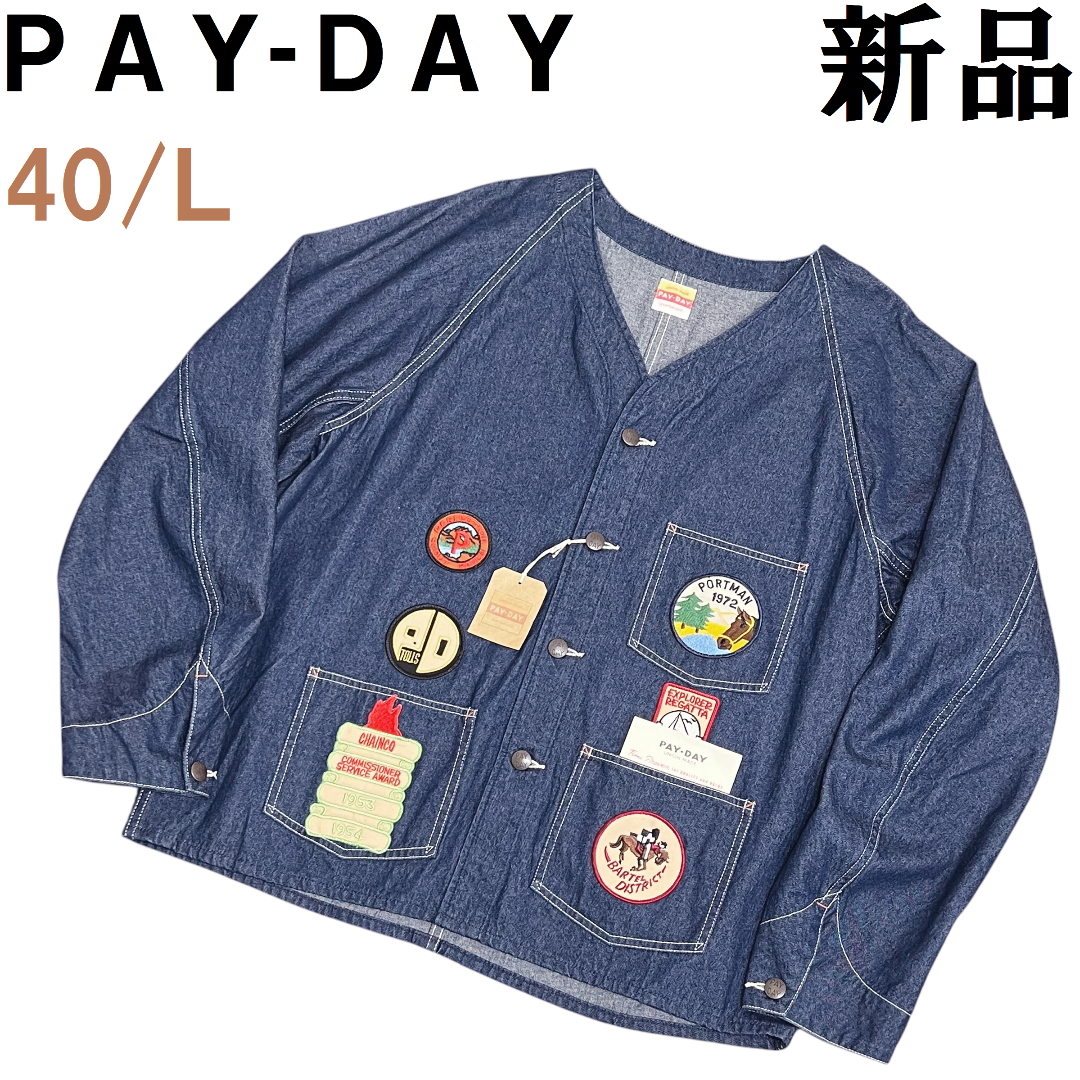 JOURNAL STANDARD - PAYDAYペイデイ デニム エンジニアジャケット40 L相当 ワッペン付き