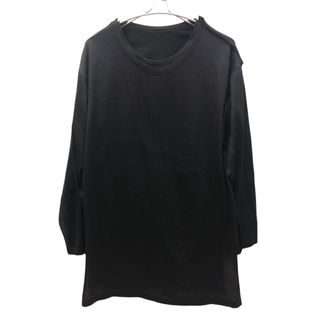 Yohji Yamamoto(Tシャツ/カットソー(七分/長袖) ・ ブラック Yohji Yamamoto(Tシャツ/カットソー(七分/長袖) ・ ブラック